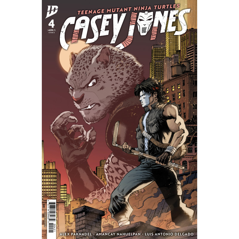 TEENAGE MUTANT NINJA TURTLES: CASEY JONES 4 CVR B SID KOTIAN VAR