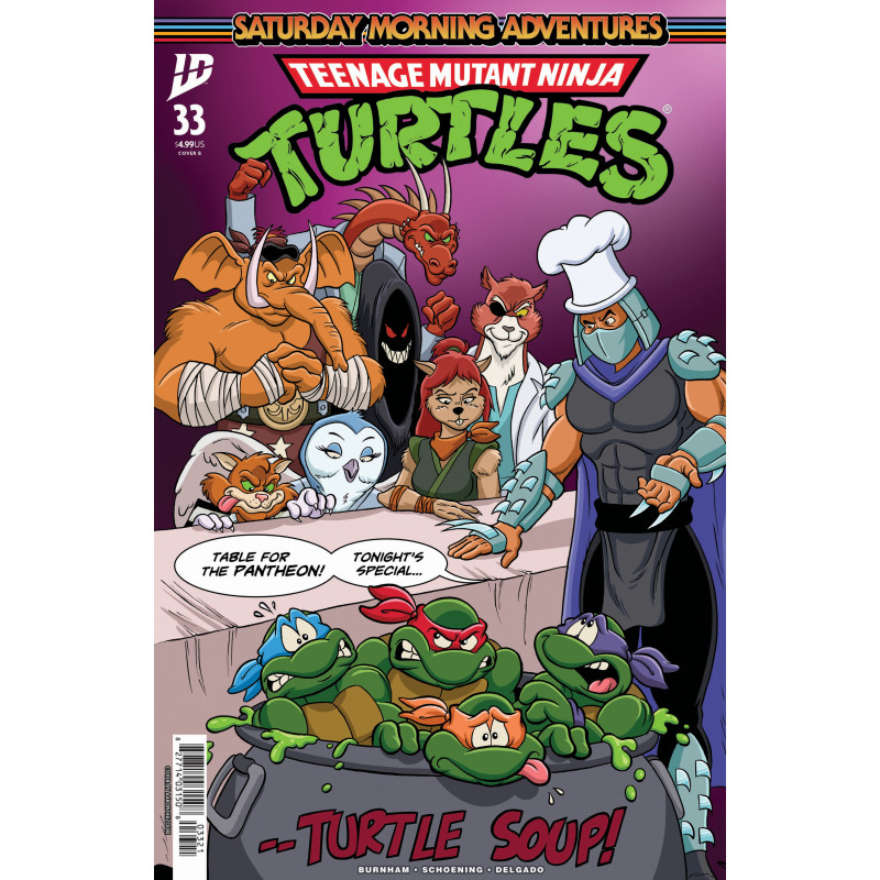 TEENAGE MUTANT NINJA TURTLES: SATURDAY MORNING ADVENTURES 33 CVR B AARON HAZOURI VAR