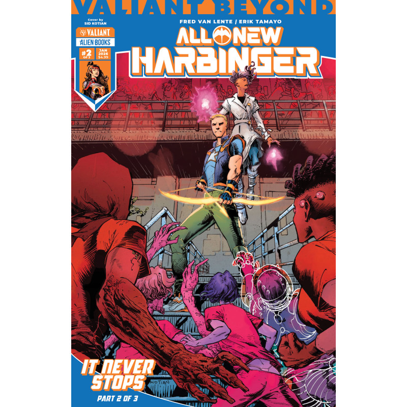 VALIANT BEYOND: ALL-NEW HARBINGER 5 - IT NEVER STOPS 2 CVR B SID KOTIAN VAR