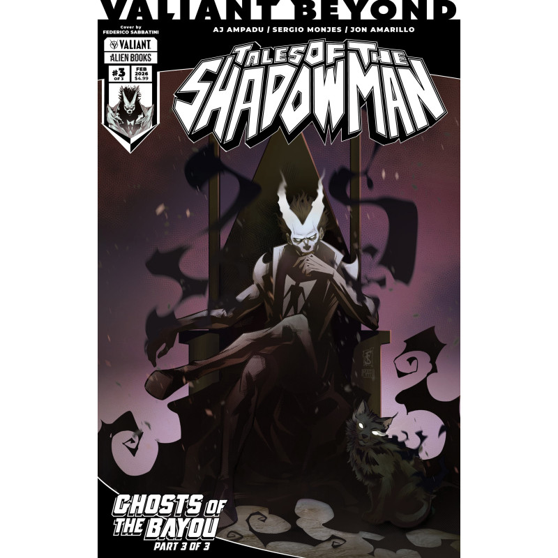 VALIANT BEYOND: TALES OF THE SHADOWMAN 6 - GHOSTS OF THE BAYOU 3 CVR A FEDERICO SABBATINI