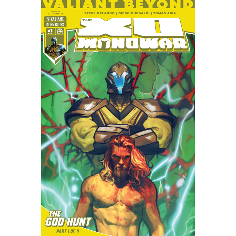 VALIANT BEYOND: THE X-O MANOWAR 5 - THE GOD HUNT 1 CVR A FRANCESCO TOMASELLI