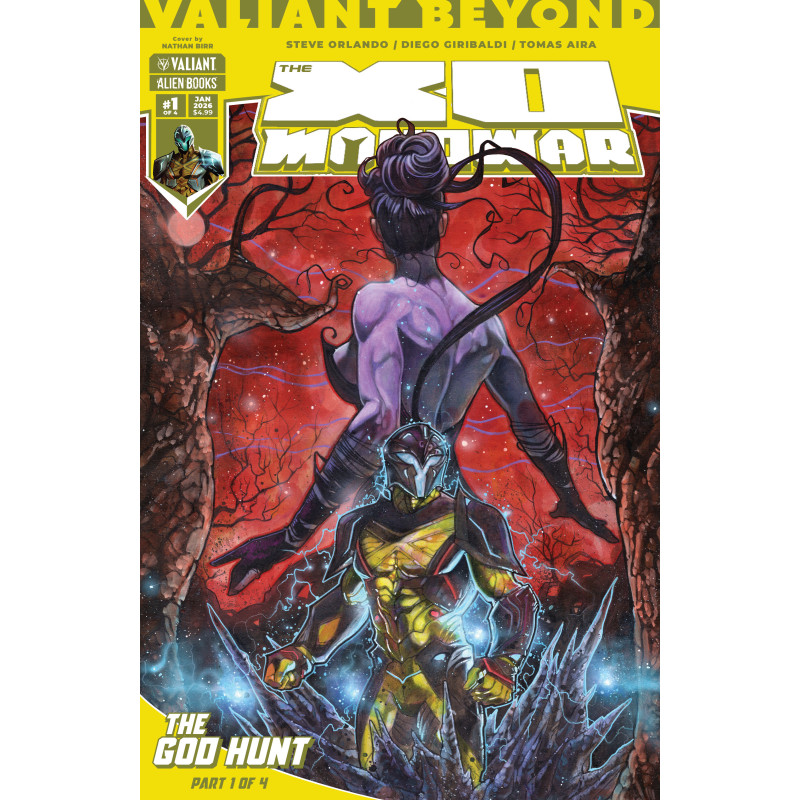VALIANT BEYOND: THE X-O MANOWAR 5 - THE GOD HUNT 1 CVR B NATHAN BIRR VAR