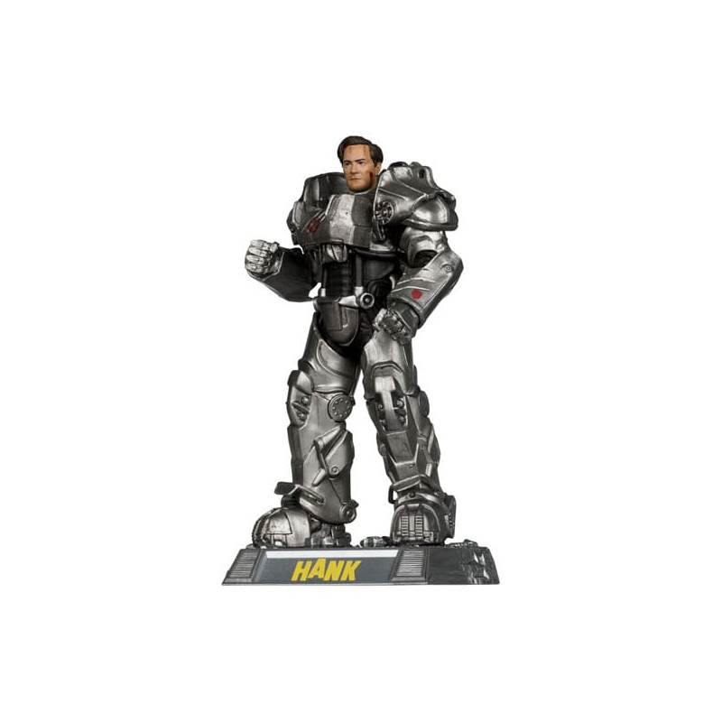 HANK MCLEAN FALLOUT SAISON 2 RED PLATINUM EDITION MOVIE MANIACS FIGURINE 17 CM