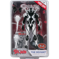 SPAWN THE DEVIANT SPAWN RAT CITY 1 PAGE PUNCHERS FIGURINE 17 CM WITH COMIC BOOK INCLUDED
