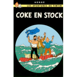 POSTER COKE EN STOCK TINTIN COUVERTURE BD