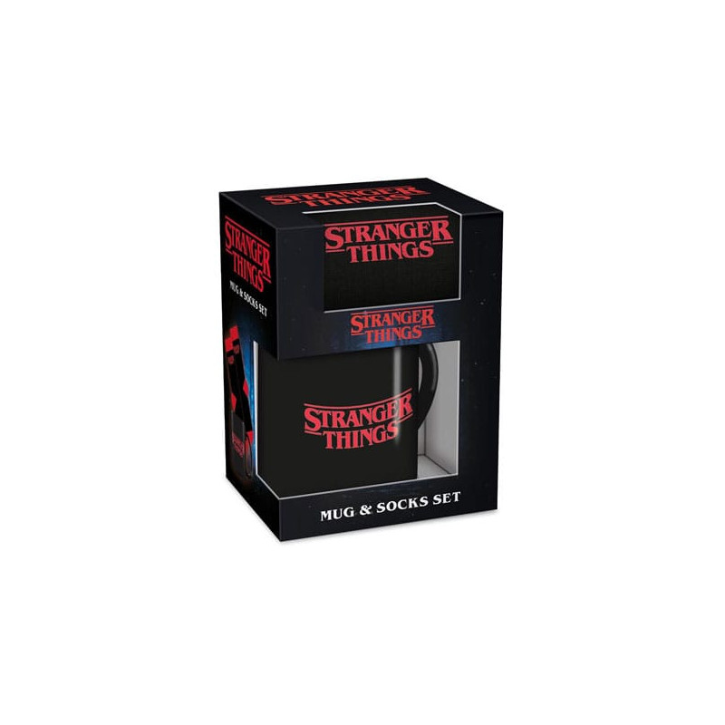 STRANGER THINGS MUG AND SOCKS SET MUG ET CHAUSSETTES NETFLIX