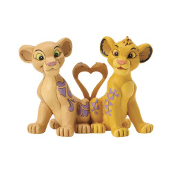 SIMBA ET NALA THE CIRCLE OF LOVE DISNEY TRADITIONS STATUETTE 12 CM