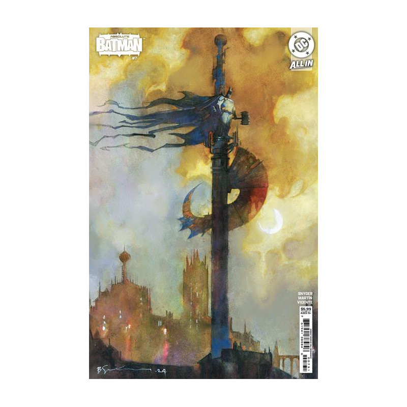 ABSOLUTE BATMAN  7 CVR C BILL SIENKIEWICZ CARD STOCK VAR