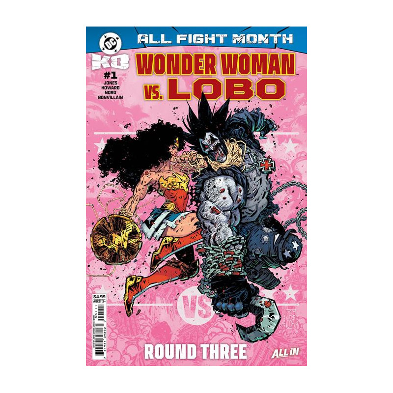 DC K.O. WONDER WOMAN VS LOBO 1 (ONE SHOT) CVR A JORGE CORONA