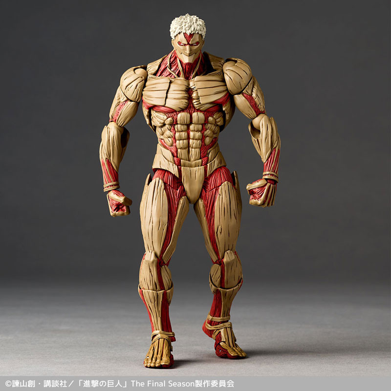TITAN CUIRASSE REINER BRAUN ATTAQUE DES TITANS FIGURINE AMAZING YAMAGUCHI 16 CM