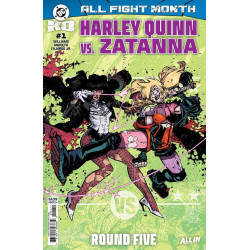 DC K.O. HARLEY QUINN VS ZATANNA 1 (ONE SHOT) CVR A JORGE CORONA