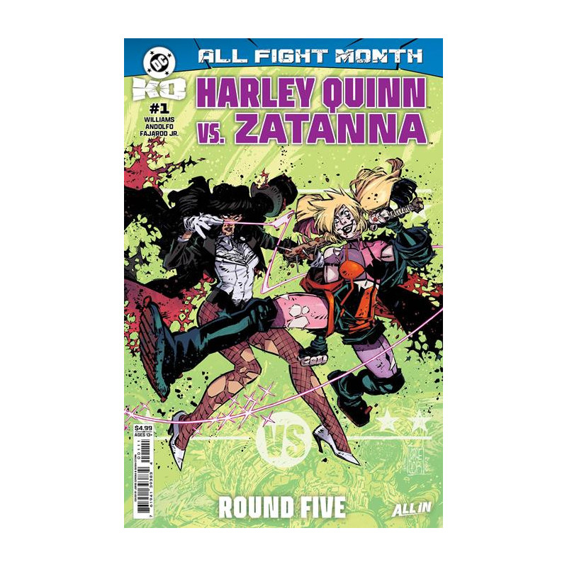 DC K.O. HARLEY QUINN VS ZATANNA 1 (ONE SHOT) CVR A JORGE CORONA