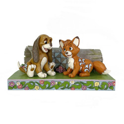FOX AND HOUND ROX ET ROUCKY UNE AMITIE IMPROBABLE DISNEY TRADITIONS 10 CM