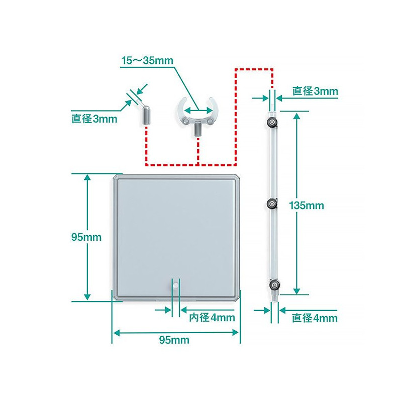 SIMPLE STAND FOR FIGS MODELS 3PC SET