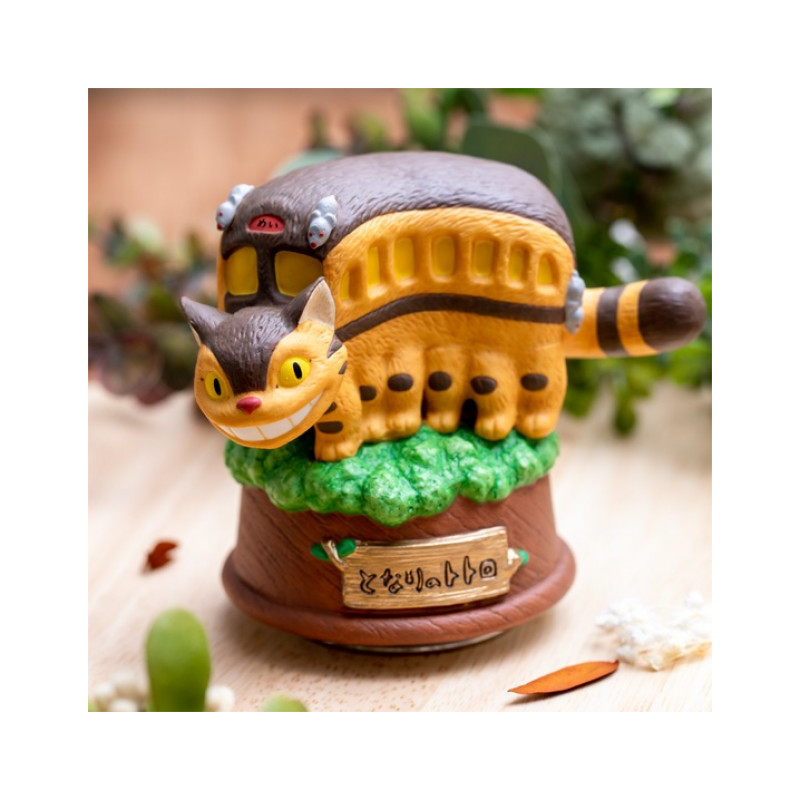 GRANDE STATUE MUSICALE CHATBUS MON VOISIN TOTORO