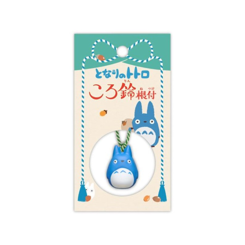 TOTORO BLEU STRAP CLOCHETTE NETSUKE MON VOISIN TOTORO
