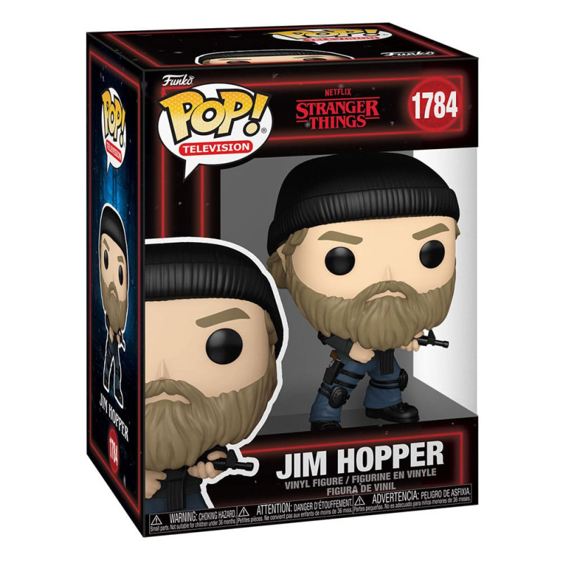 JIM HOPPER STRANGER THINGS 1784 POP TELEVISION 9 CM