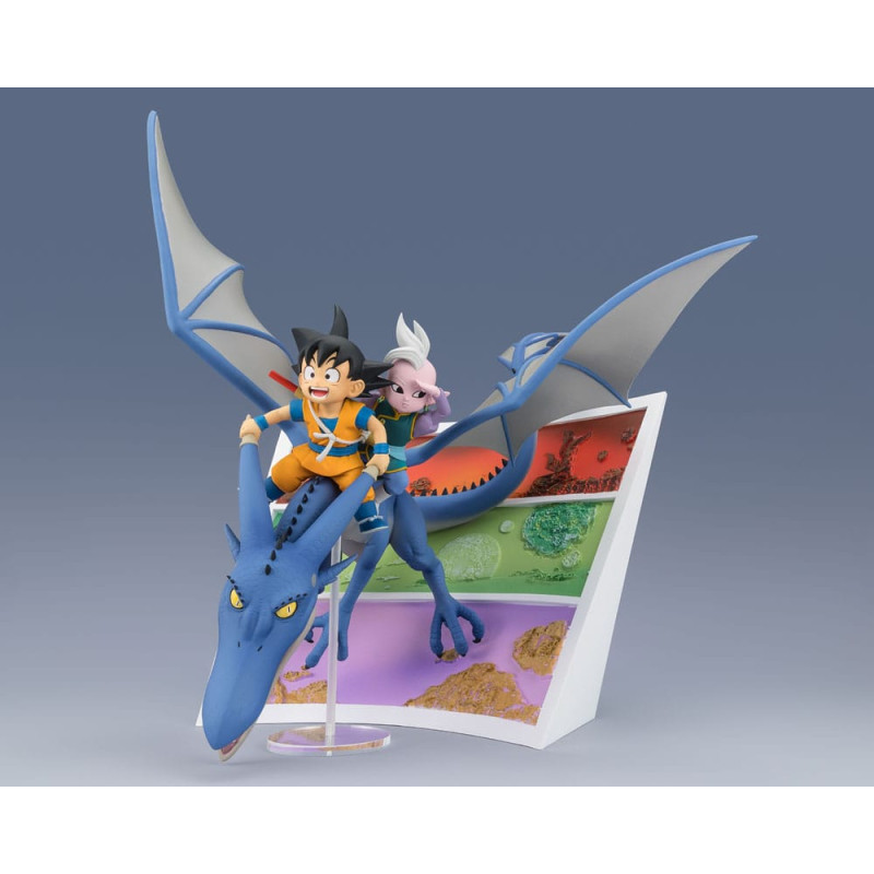 SON GOKU MINI AND SUPREME KAI MINI DRAGON BALL WELCOME TO THE GREAT AVENTURE FIGUARTS ZERO 23 CM