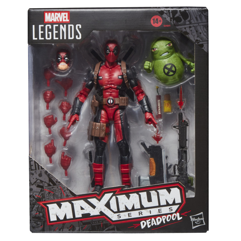DEADPOOL WITH DOOP ACTION FIGURE MAXIMUM MARVEL LEGENDS 6IN