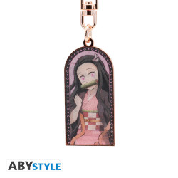 NEZUKO DEMON SLAYER PORTE CLES LENTICULAR 5 CM