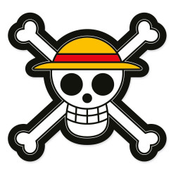 OREILLER JOLLY ROGER ONE PIECE 33 CM