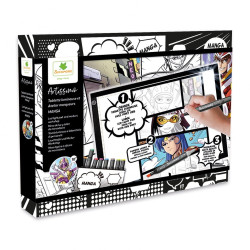 TABLETTE LUMINEUSE XXL ET ATELIER MARQUEURS MANGA