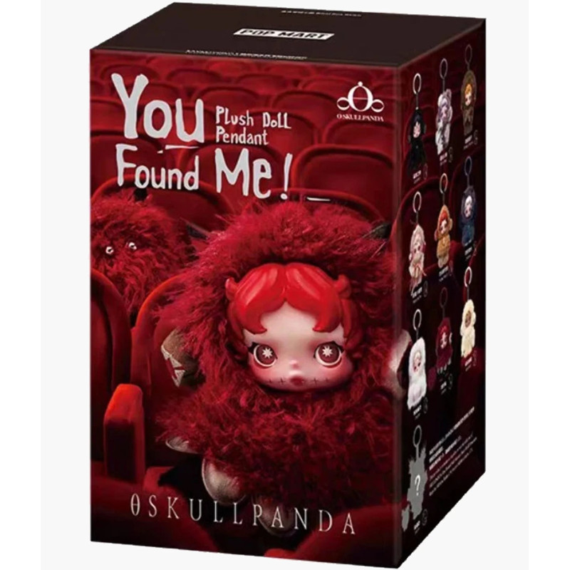 SKULLPANDA YOU FOUND ME PLUSH DOLL PENDANT PORTE POP MART BLIND BOX 13