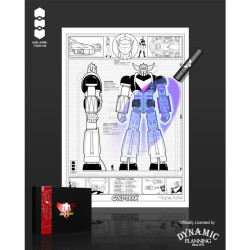 GOLDORAK UV ART PRINT 01 ROBOT A3 GRENDIZER 50 TH ANNIVERSARY 42 X 29 7 CM