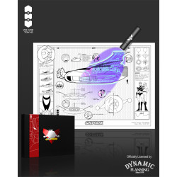 SPAZER GOLDORAK UV ART PRINT 02 SPAZER A3 GRENDIZER 50 TH ANNIVERSARY 42 X 29 7 CM