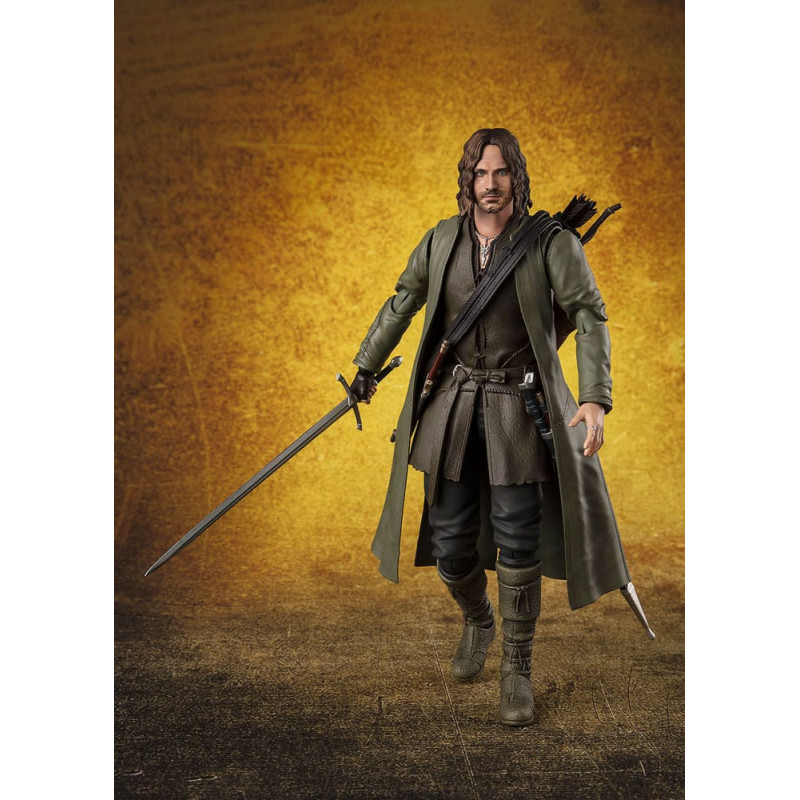ARAGORN LE SEIGNEUR DES ANNEAUX FIGURINE SH FIGUARTS 16 CM