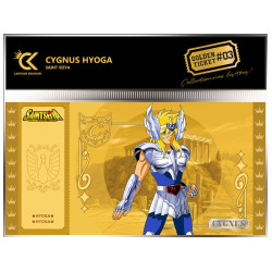 HYOGA SAINT SEIYA CHEVALIER DU ZODIAQUE GOLDEN TICKET