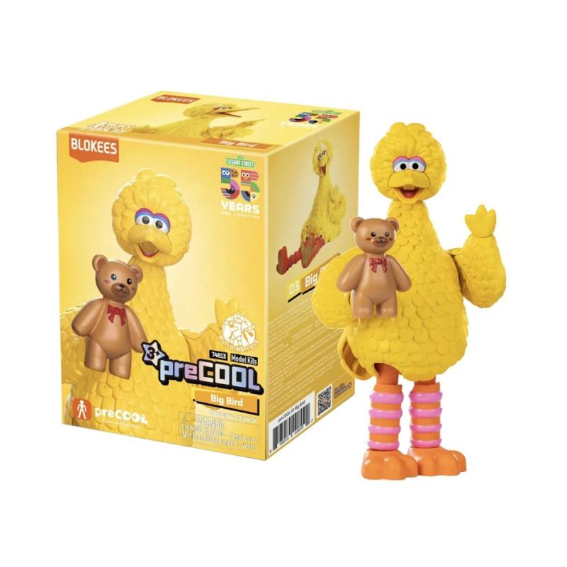 BIG BIRD MODEL KIT SESAME STREET BLOKEES VOL 1 FIGURINE 8 CM
