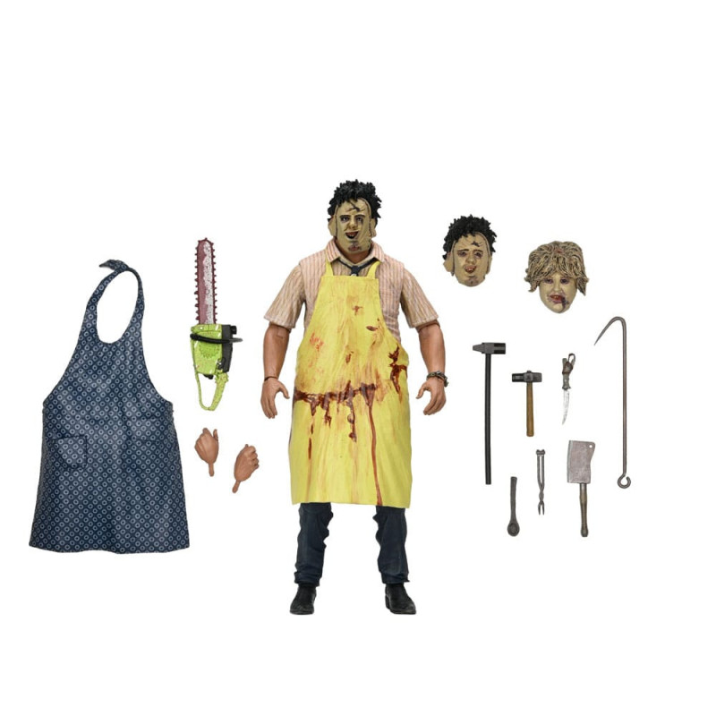 LEATHERFACE TEXAS VHAINSAW MASSACRE 50TH ANNIVERSARY 7IN SCALE ACTION 
