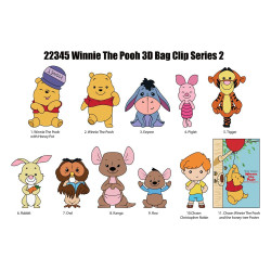 WINNIE L OURSON 3D PORTE CLES SAC A DOS SERIE 2