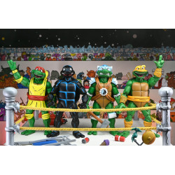 WRESTLING TURTLES 4 PACK TMNT ARCHIE COMICS FIGURINE 18 CM
