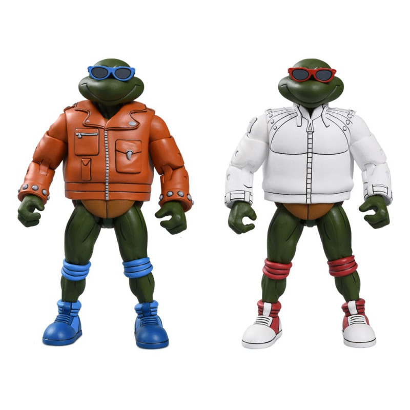 PUNK LEO AND PUNK RALPH 2 PACK TMNT CARTOON FIGURINE 18 CM