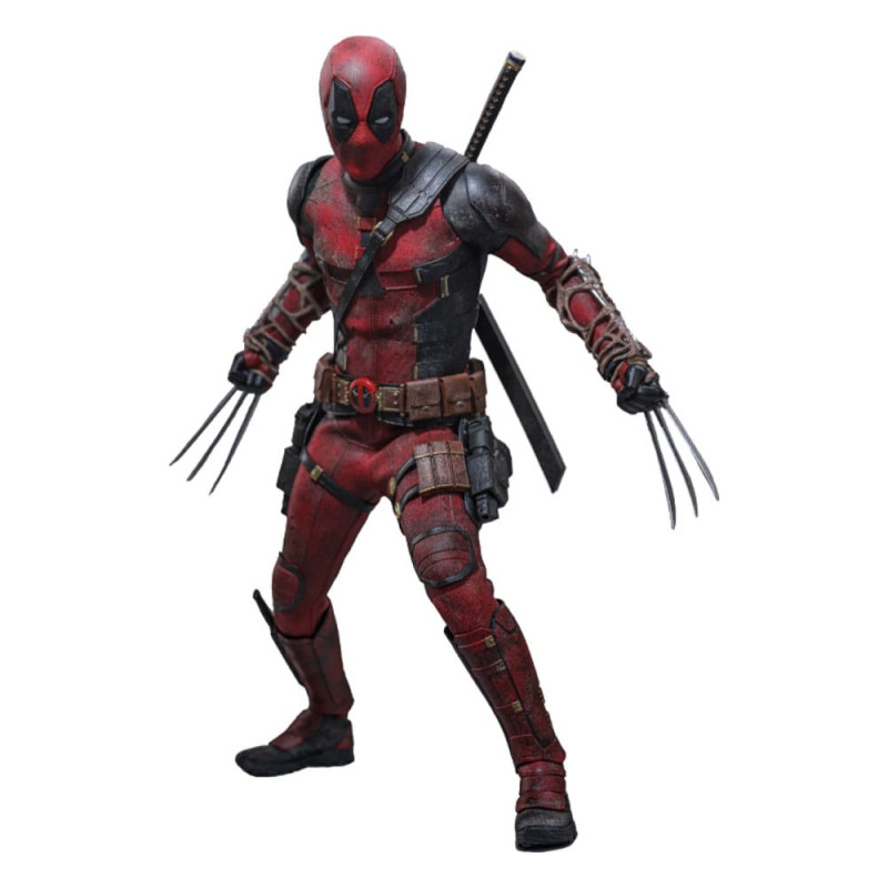 DEADPOOL BATTLING VERSION DEADPOOL AND WOLVERINE MOVIE MASTERPIECE 31 CM