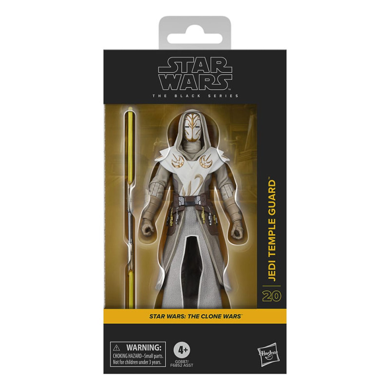 JEDI TEMPLE GUARD STAR WARS THE CLONE WARS BLACK SERIES FIGURINE 15 CM