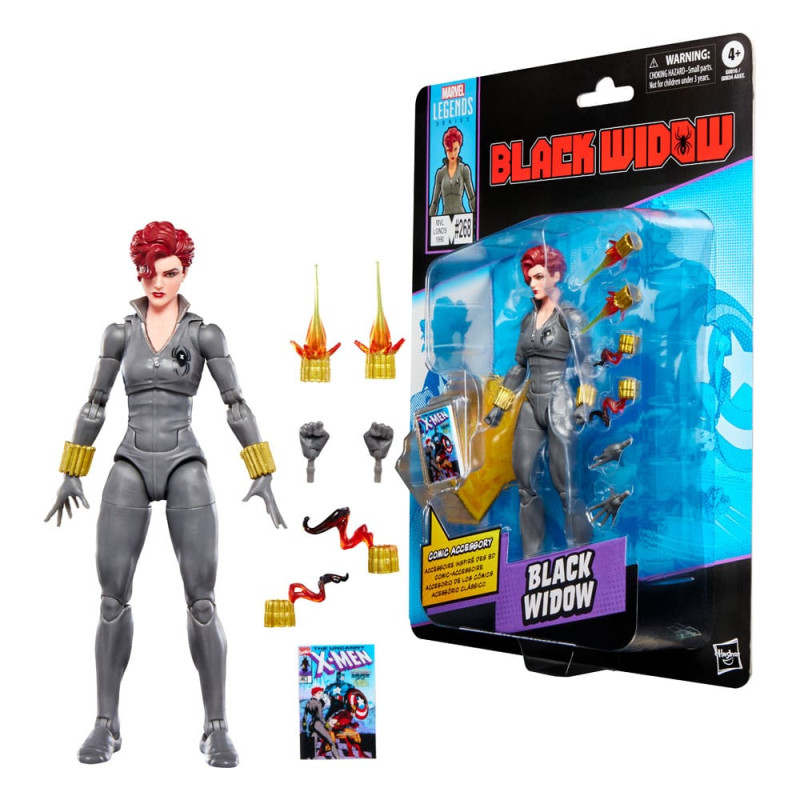 BLACK WIDOW MARVEL LEGENDS FIGURINE BLACK WIDOW 15 CM