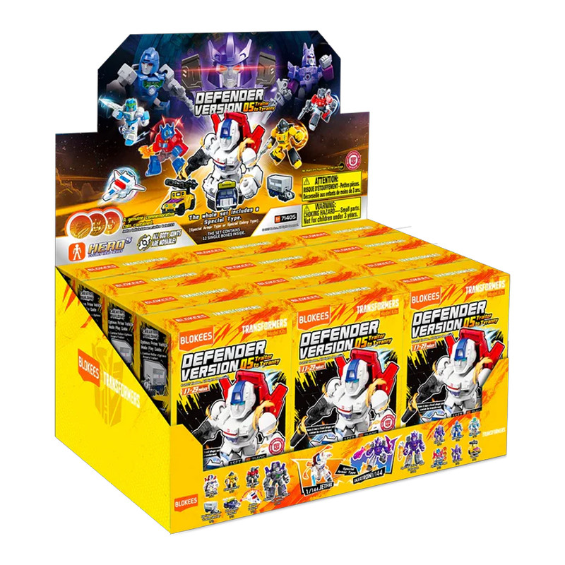 TRANSFORMERS BLOKEES DEFENDERS VER 05 TYRANTS FURY 5 CM