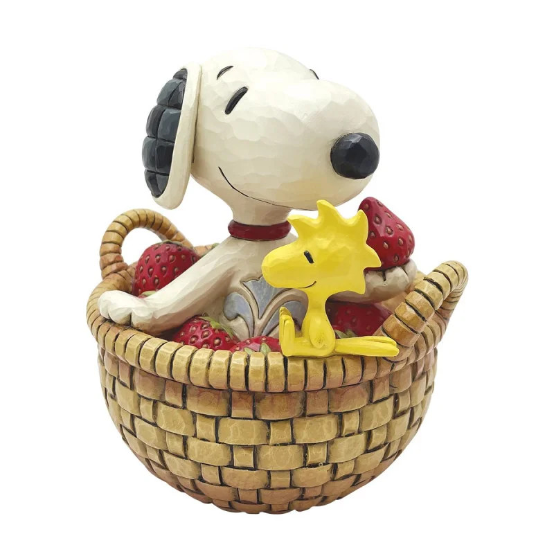 FIGURINE SNOOPY STRAWBERRIES