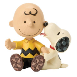 FIGURINE CHARLIE BROWN ET SNOOPY