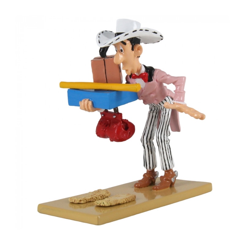FIGURINE LUCKY LUKE LES PATINS A PARQUET