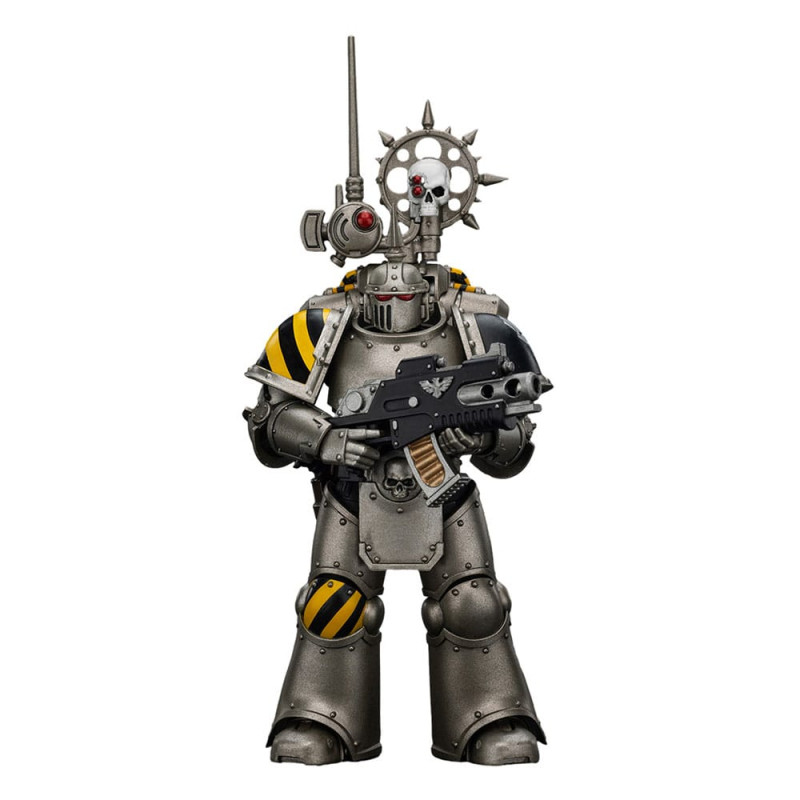 IRON WARRIORS MKIII TACTICAL LEGIONARY W NUNCIO VOX WARHAMMER THE HORUS HERESY FIGURINE 12 CM