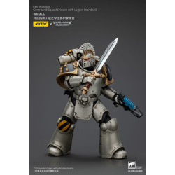 IRON WARRIORS COMMAND SQUAD WITH LEGION STANDARD WARHAMMER THE HORUS HERESY FIGURINE 12 CM