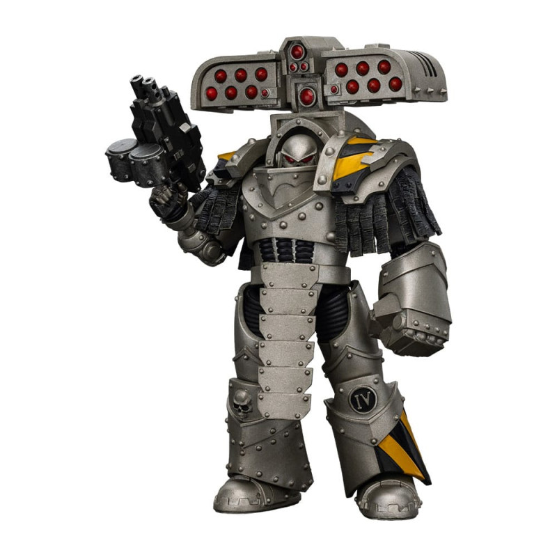 IRON WARRIORS TYRANT SIEGE TERMINATOR W ROCKET LAUNCHER WARHAMMER THE HORUS HERESY FIGURINE 12 CM