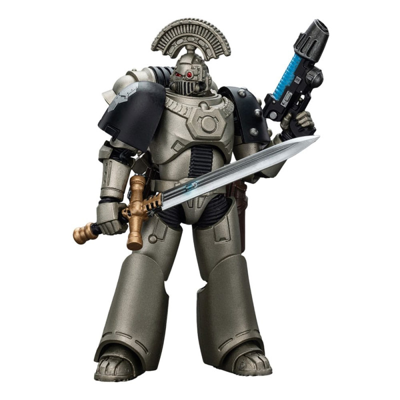 IRON WARRIORS MKIII TACTICAL SERGEANT W POWER SWORD WARHAMMER THE HORUS HERESY FIGURINE 12 CM