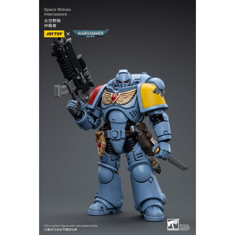 SPACE WOLVES INTERCESSORS WARHAMMER 40K FIGURINE 12 CM
