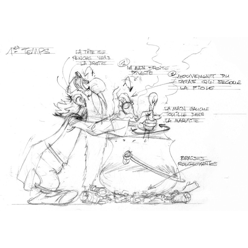 TIRAGE ASTERIX SUR PAPIER LA RECETTE