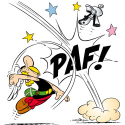 TIRAGE ASTERIX SUR PAPIER PAF ASTERIX